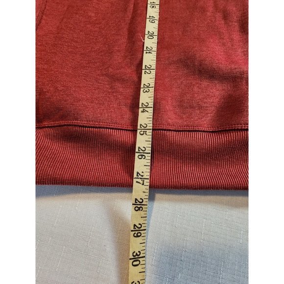 Under Armour ColdGear Storm Pullover Mens Small Loose Burgundy 1/2 Zip - Picture 13 of 14